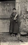 CPA Folklore La Fileuse de laine.Type de la vieille paysanne montagnarde femme labourieuse par exell