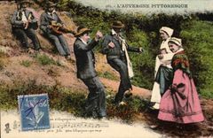 CPA Folklore L'AUVERGNE PITTORESQUE