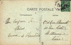 CPA Folklore L'AUVERGNE.Tu es fait pour tenir un fuseau Comme un chien pour tenir une quenouille