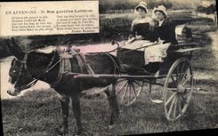 CPA Folklore EN AUVERGNE.Nos gentilles Laitières