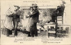 CPA Folklore NOTRE AUVRGNE Region du Puy-de-Dôme