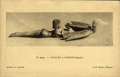 CPA Egypte Egypt MUSEEE DE LOUVRE. CUILLER A PARFUM(Egypte)