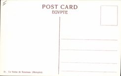 CPA Egypte Egypt La Statue de Ramesses
