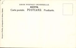 CPA Egypte Egypt Temple of Edfou interior