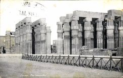 CPA Egypte Egypt Louxor The colonnades