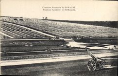 CPA Militaria Cimetière Americain de ROMAGNE