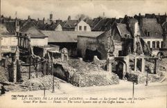 CPA Militaria LES RUINES DE LA GRANDE GUERRE. - La Grand'Place  Côté des Cafés