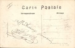 CPA Militaria La Grande Guerre 1914-1915- La Targette Vertige d'une barricade dans la rue Centrale