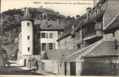 CPA THANN - Palais de Justice avec vue sur l'Engelsbourg