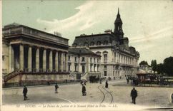 CPA TOURS - Le Palais de Justice et le Nouvel Hotel de Ville