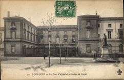 CPA TOULOUSE - La cour d'Appel et la Statue de Cujas