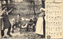 CPA Folklore Bourree