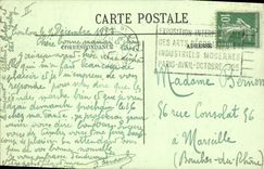 CPA Folklore La bourree