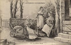 CPA Folklore L'AUVERGNE PITTORESQUE. La Jeune Mère