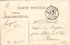 CPA Folklore La bourree