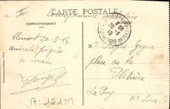 CPA Folklore TYPES ET COUTUMES D'AUVERGNE - La Bourree