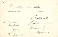 CPA Folklore La bourree