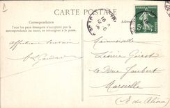 CPA Folklore La bourree