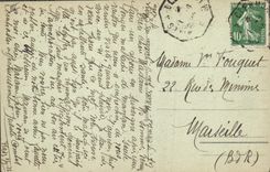 CPA Folklore La Bourree