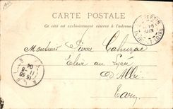 CPA TOURS Reevue du 14 juillet Place du Palais de Justice