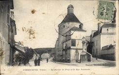 CPA VERMENTON La justice de Paix et la Rue Nationale