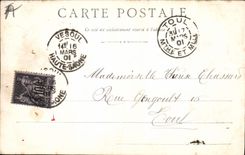 CPA Vesoul  la 16 Mars 1901  Palais de Justice