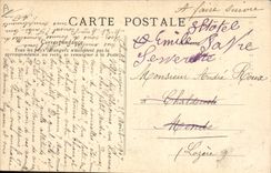 CPA Folklore jeune fille de CHATELGUYON