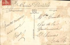 CPA Folklore TYPES D'AUVERGNE. - La Bourrée