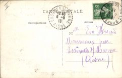 CPA Folklore BOURREE ENFANTINE. - MILLE BONS SOUHAITS D'AUVERGNE