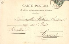 CPA Folklore Le Cantal illustré Paysanne d'Auvergne