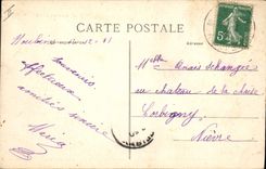 CPA Folklore LE BOURBONNAIS. - Premiers Aveux. Le fuseau tremble et s'arrête ... mais le coeur bat b