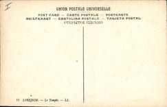 CPA Egypte Egypt LOUQSOR  - Le Temple