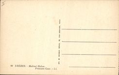 CPA Egypte Egypt THEBES. - Medinet Habout Première Cour