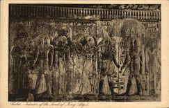 CPA Egypte Egypt Thebes Interior o the tomb of King Sety I