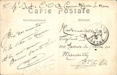 CPA Militaria GUERRE DE 1914 Senlis Une rue incendiÃ©e 