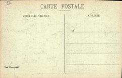 CPA Militaria THANN rue de l'Etang Bombardements du 7 au 21 Janvier 1915