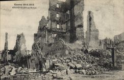 CPA Militaria Guerre 1914-1915 GERBEVILLER en Ruines 
