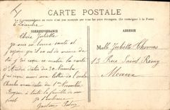CPA Militaria Guerre de 1914 Albert Somme Place de l'Hôtel-de-Ville