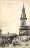 CPA Militaria VERDUN la rue St-Victor et son Eglise Velo Cycle