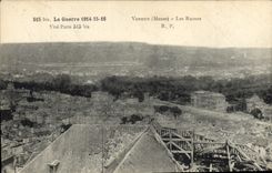CPA Militaria Le Guerre 1914-15-16 VERDUN Meuse Les Ruines 