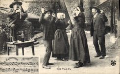 CPA Folklore Vis-à-vis 