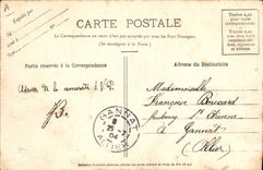 CPA Folklore La Bourrée de Velay  mouvement de valse gaie et bien rythmé  dont la musique est souven