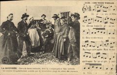 CPA Folklore LA BOURREE Sorte de danse nationale  dont la musique gaie et bien rythmée est souvent d