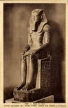 CPA Egypt Egypt  PARIS Musée du Louvre STATUE COLOSSALE DE L'ANCIEN EMPIRE USURPE PAR RAMSES 