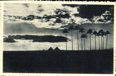 CPA Egypt Egypte  Emergeant de cette terre aristocratique  ou les Pharaons dorment dans leurs pyrami