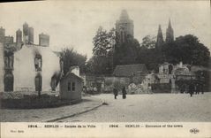 CPA Militaria 1914 Senlis Entrée de la Ville 