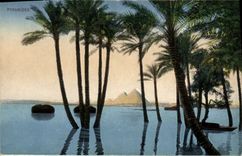 CPA Egypt Egypte Pyramides 