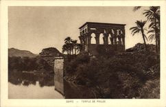 CPA Egypt Egypte Egypte Temple de Philae 