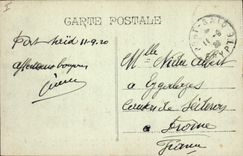 CPA Egypt Egypte Port Said Caravane Egyptienne sur les bords du Canal de Suez 