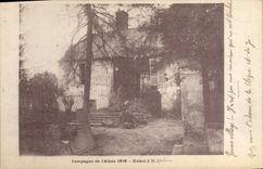 CPA Militaria Campagne de l'Aisne 1916 Maison a Moulin
